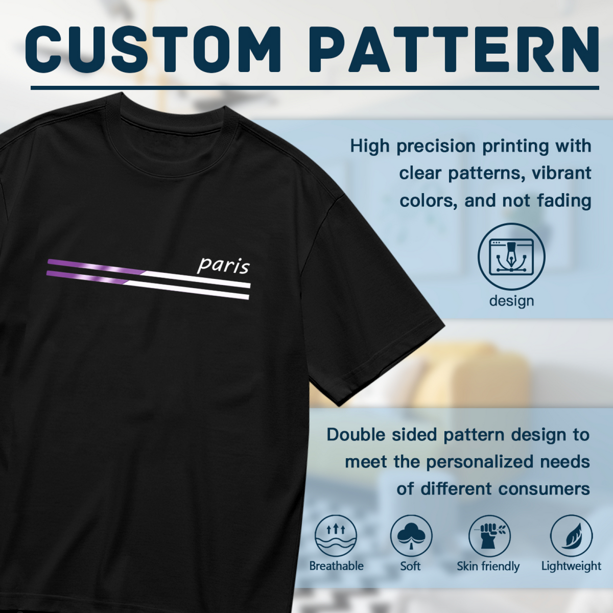 Gothic Purple Rose Sparkling Hummingbird Tee