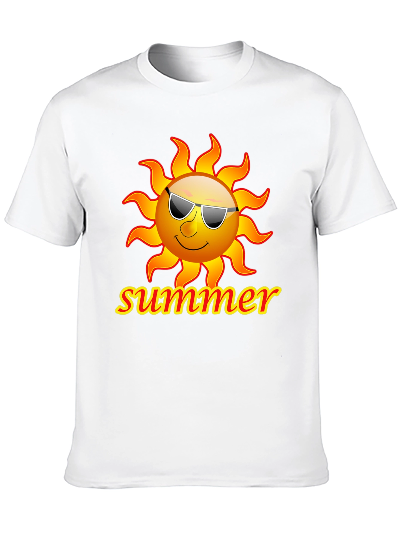 Summer Sun T-Shirt - Black Graphic Tee
