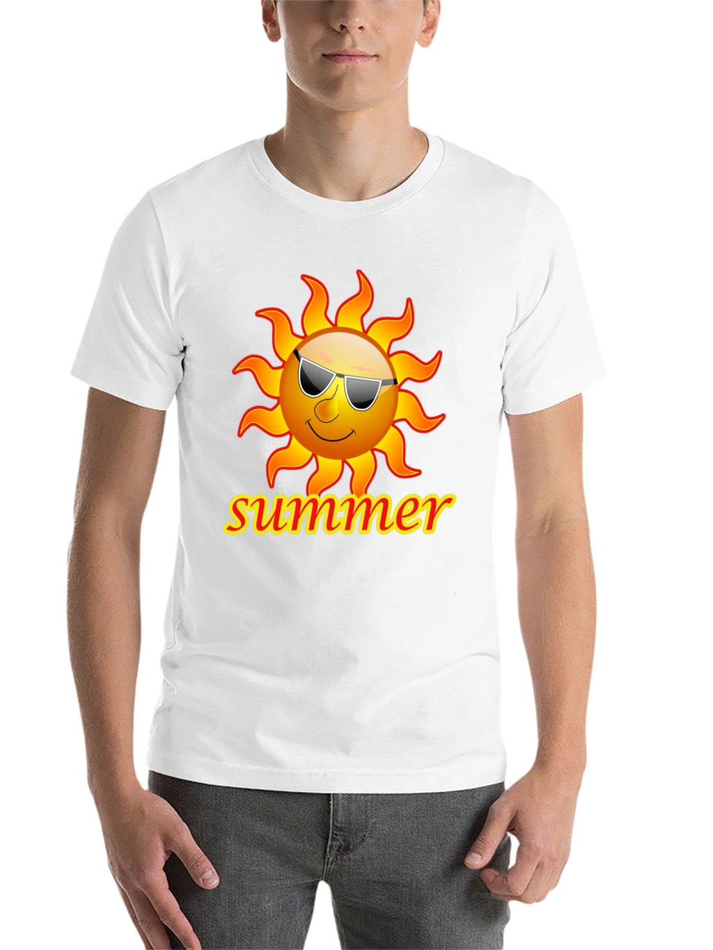 Summer Sun T-Shirt - Black Graphic Tee