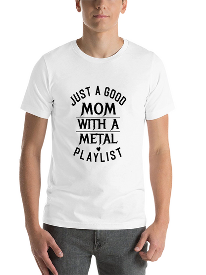 Mom Metal Playlist Black Graphic T-Shirt