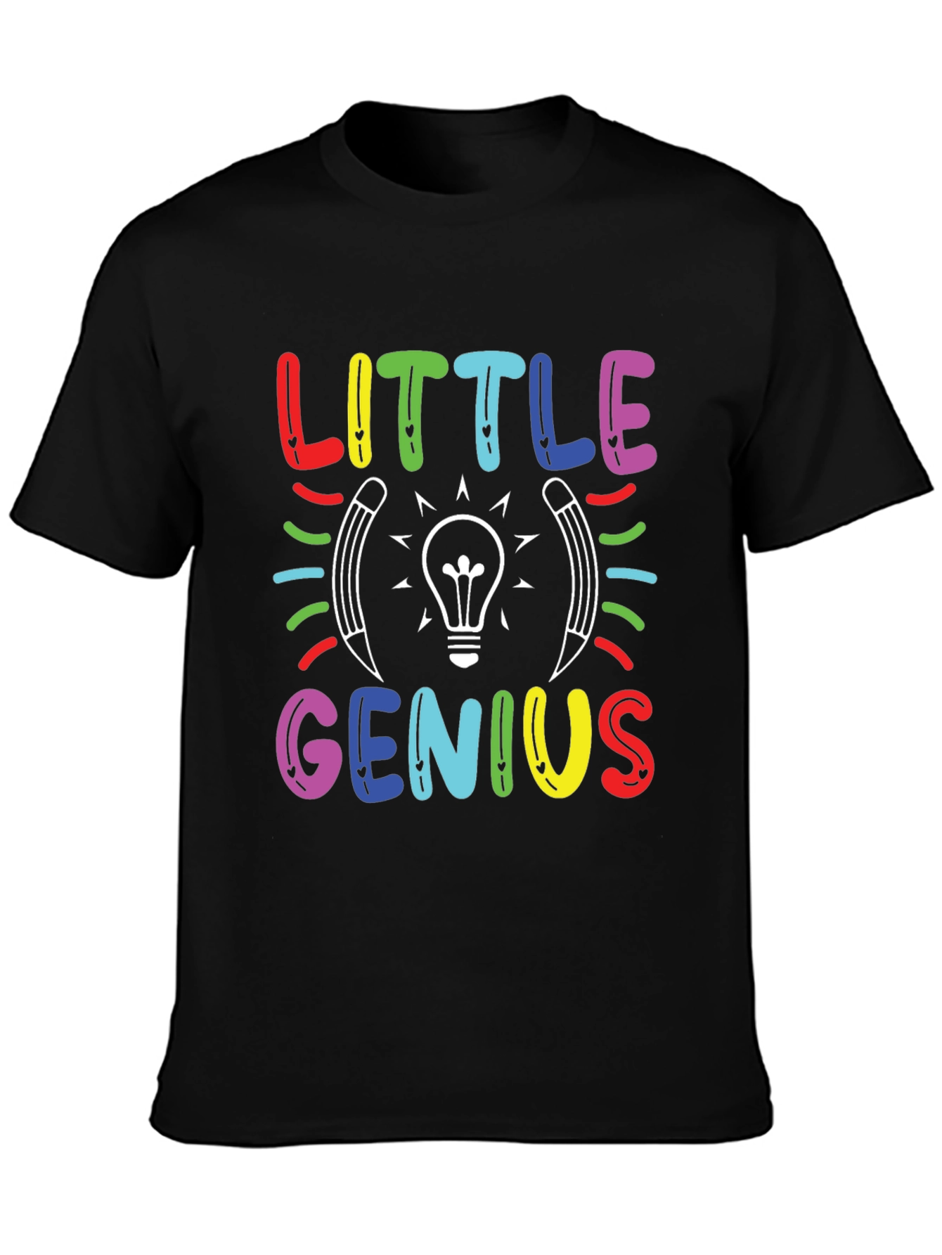 Little Genius Graphic Tee - Colorful Kids T-Shirt