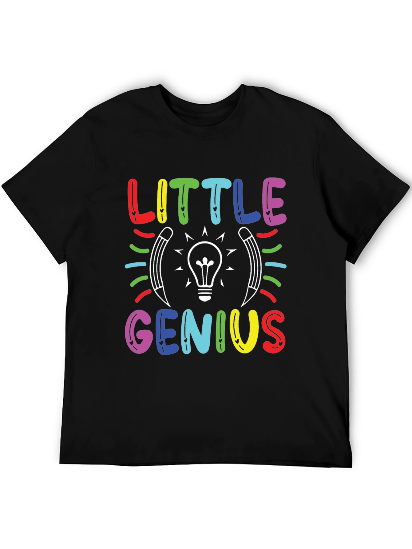 Little Genius Graphic Tee - Colorful Kids T-Shirt