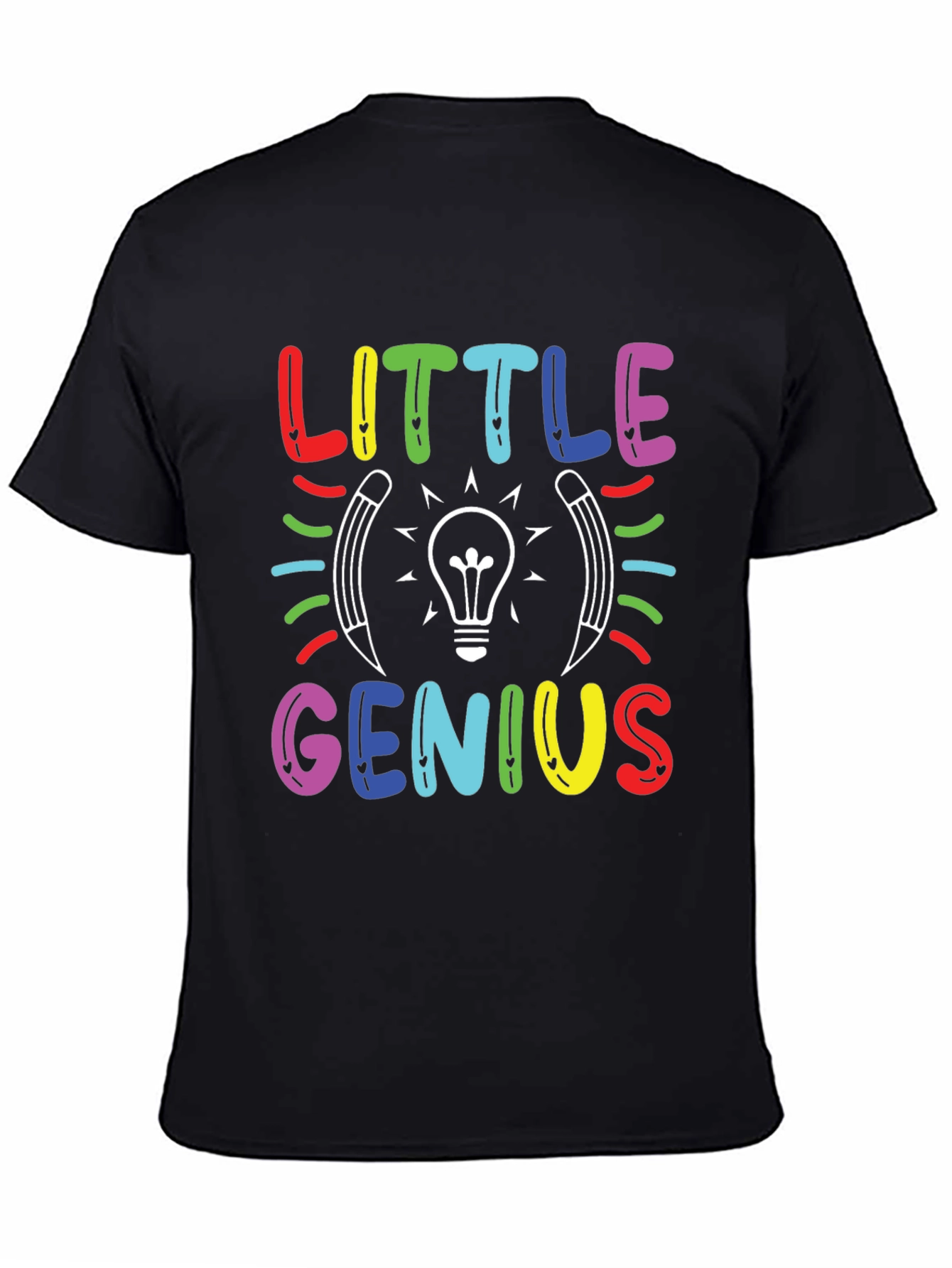 Little Genius Graphic Tee - Colorful Kids T-Shirt