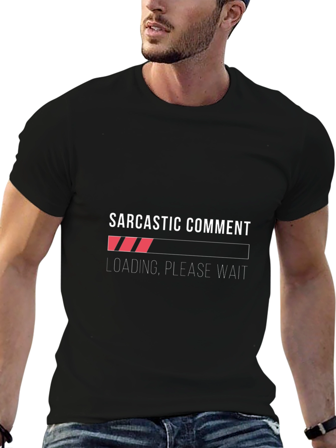 Sarcastic Comment Loading T-Shirt - Funny Graphic Tee
