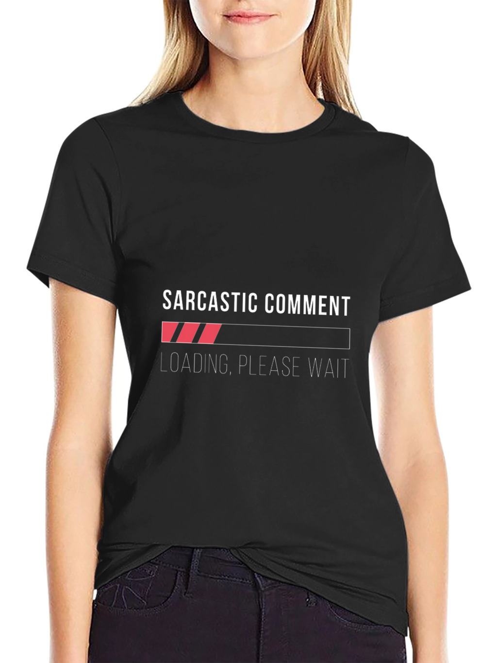Sarcastic Comment Loading T-Shirt - Funny Graphic Tee