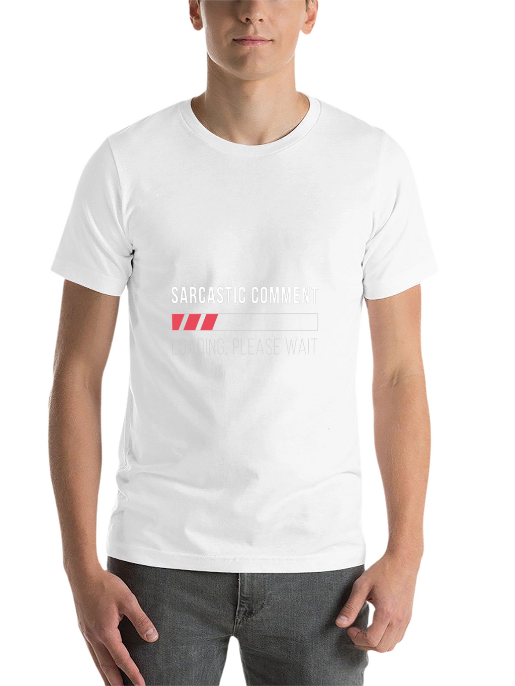 Sarcastic Comment Loading T-Shirt - Funny Graphic Tee