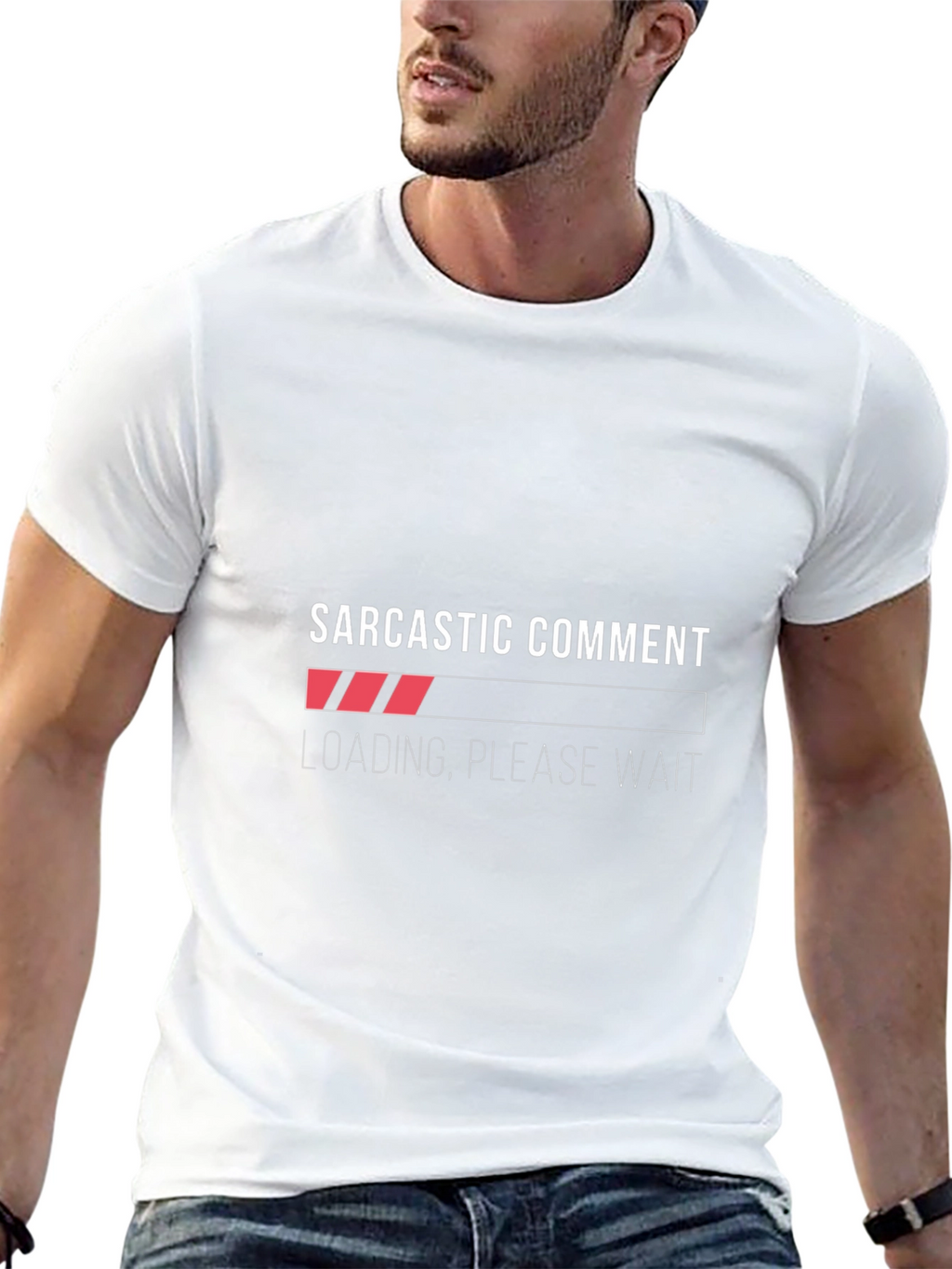 Sarcastic Comment Loading T-Shirt - Funny Graphic Tee