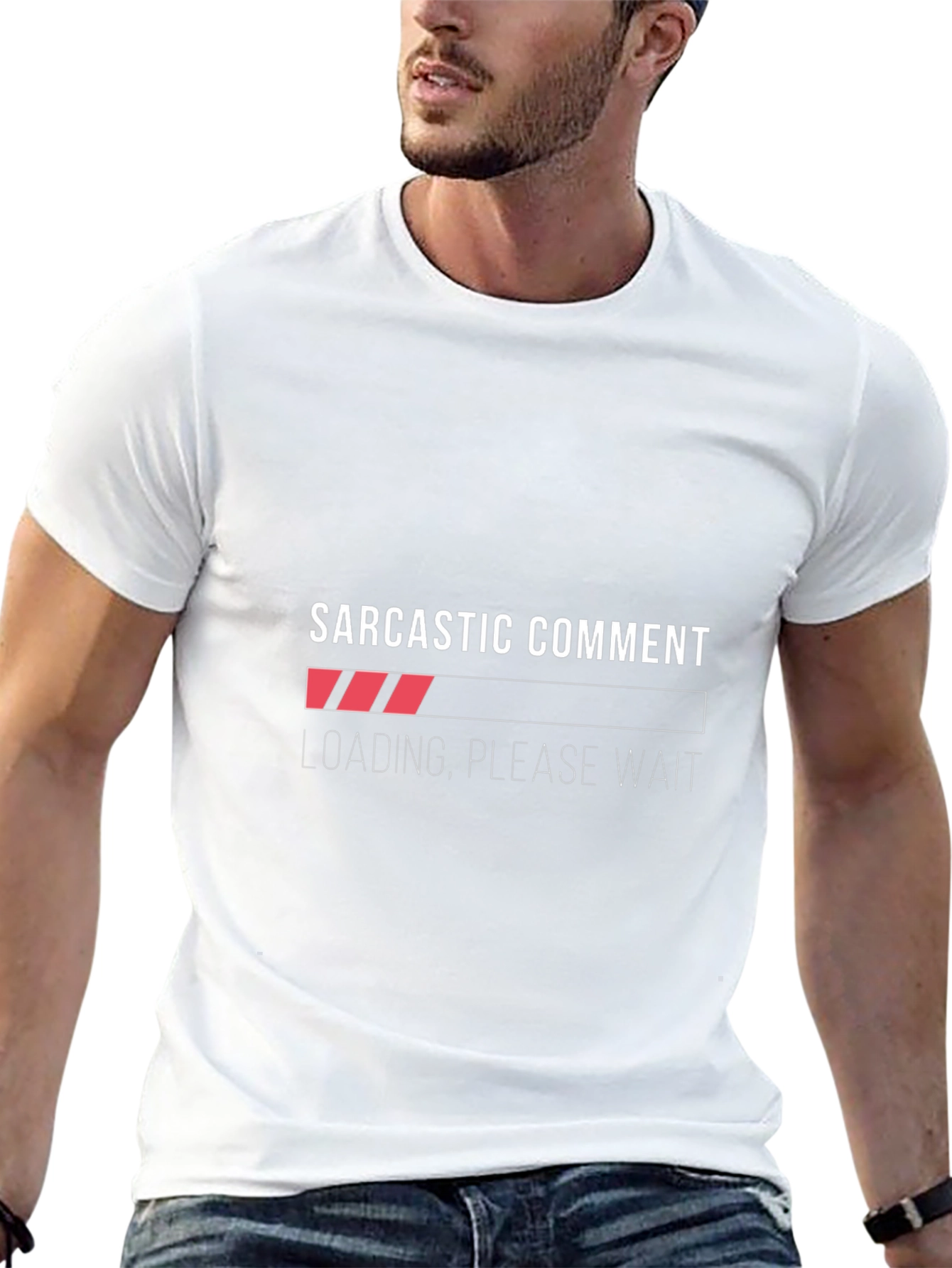 Sarcastic Comment Loading T-Shirt - Funny Graphic Tee
