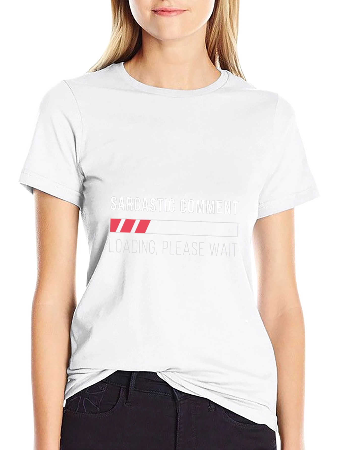 Sarcastic Comment Loading T-Shirt - Funny Graphic Tee