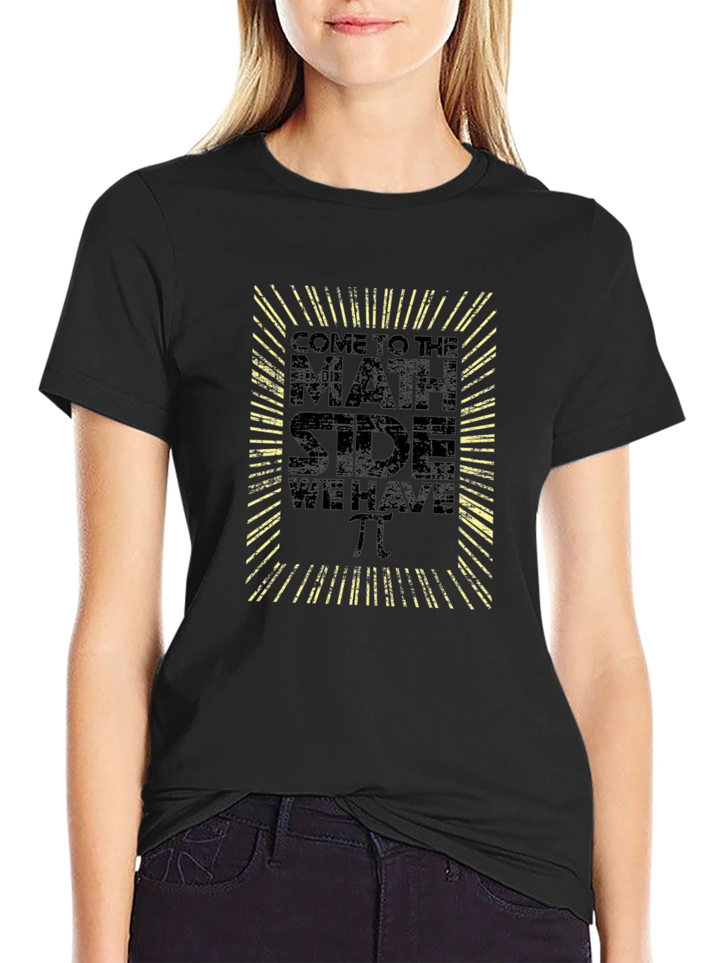 Math Side Pi T-Shirt Funny Science Geek Tee