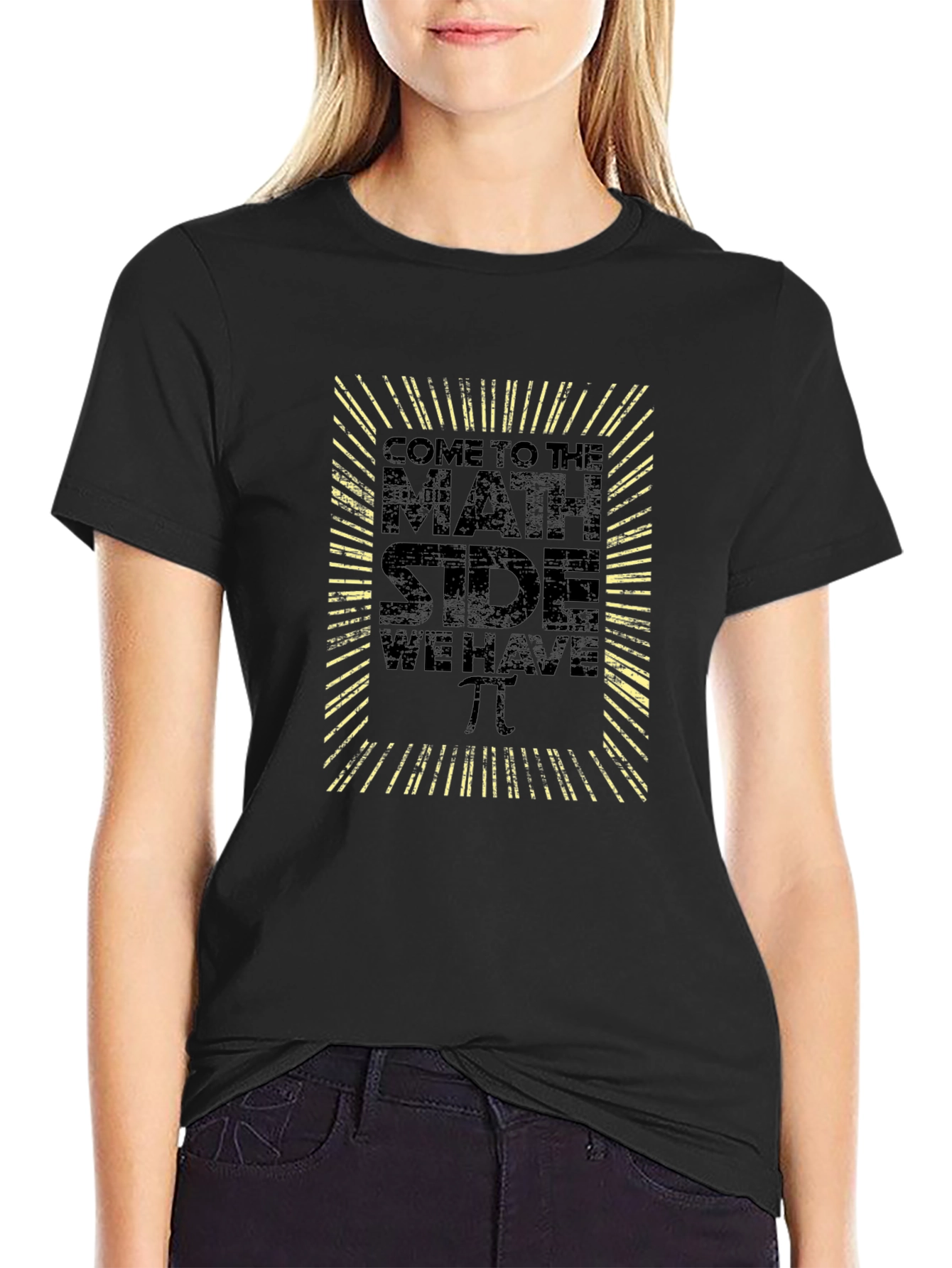 Math Side Pi T-Shirt Funny Science Geek Tee