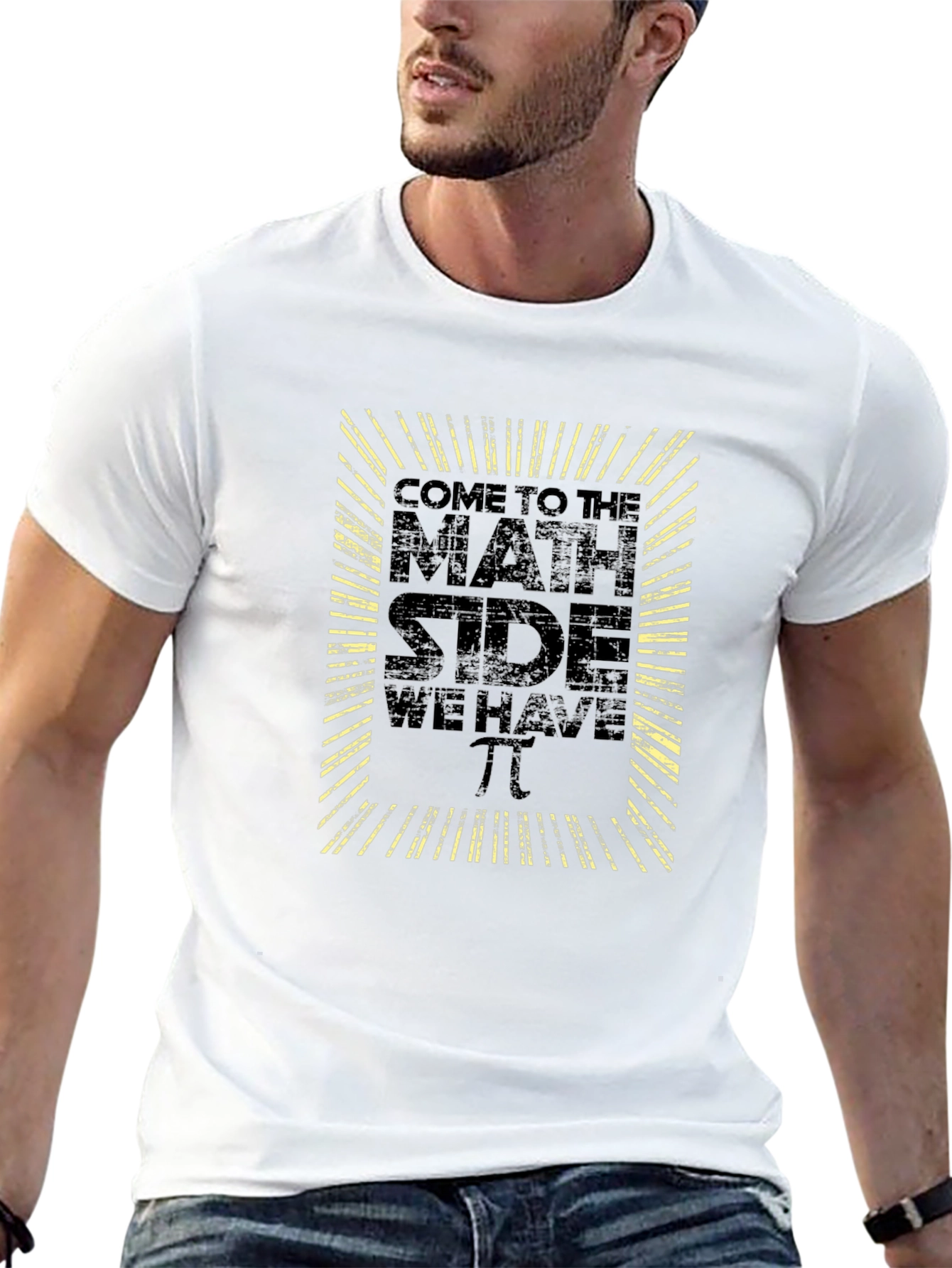 Math Side Pi T-Shirt Funny Science Geek Tee