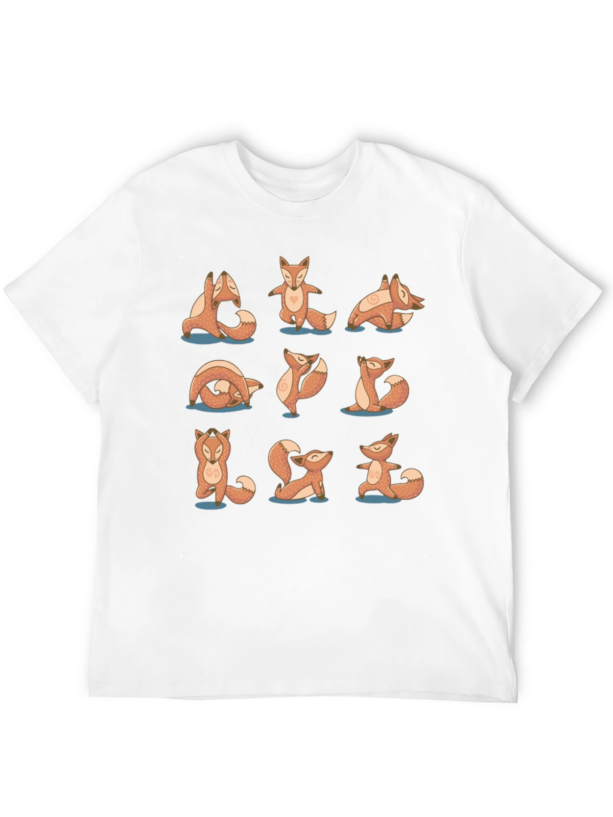 Yoga Fox Black Graphic Tee