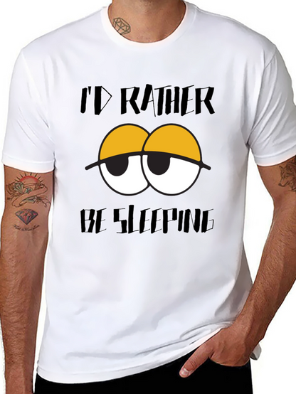 Id Rather Be Sleeping Graphic T-Shirt