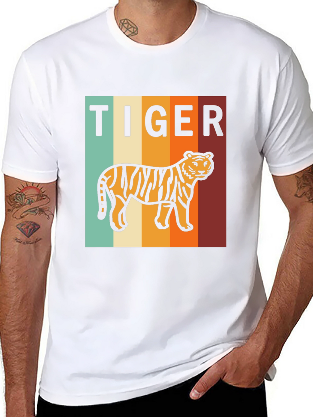 Retro Tiger Graphic Tee