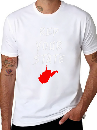 Rep Your State T-Shirt West Virginia WV Pride