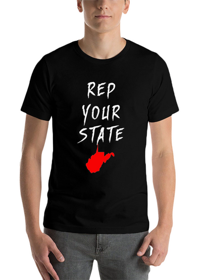 Rep Your State T-Shirt West Virginia WV Pride