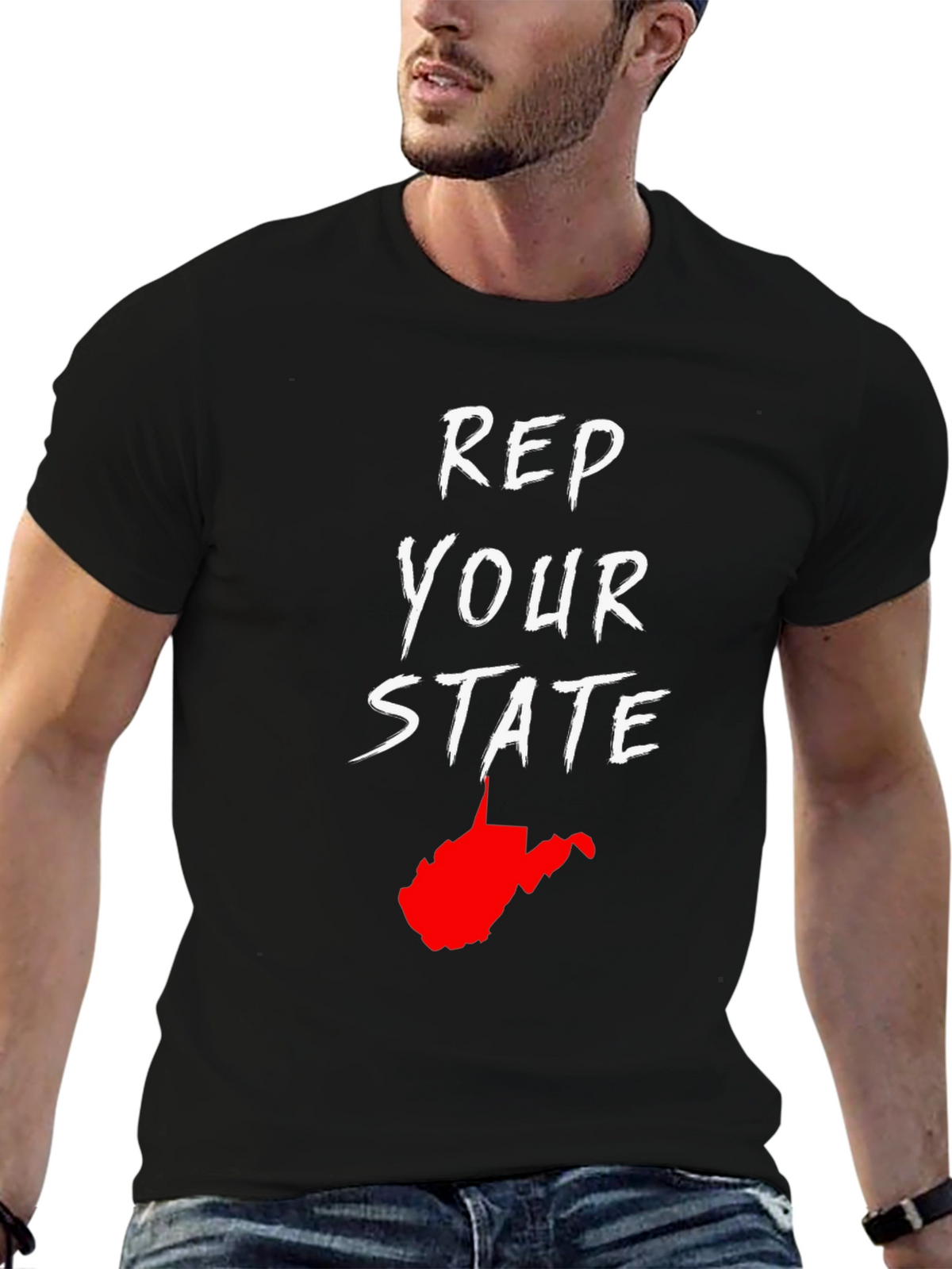 Rep Your State T-Shirt West Virginia WV Pride