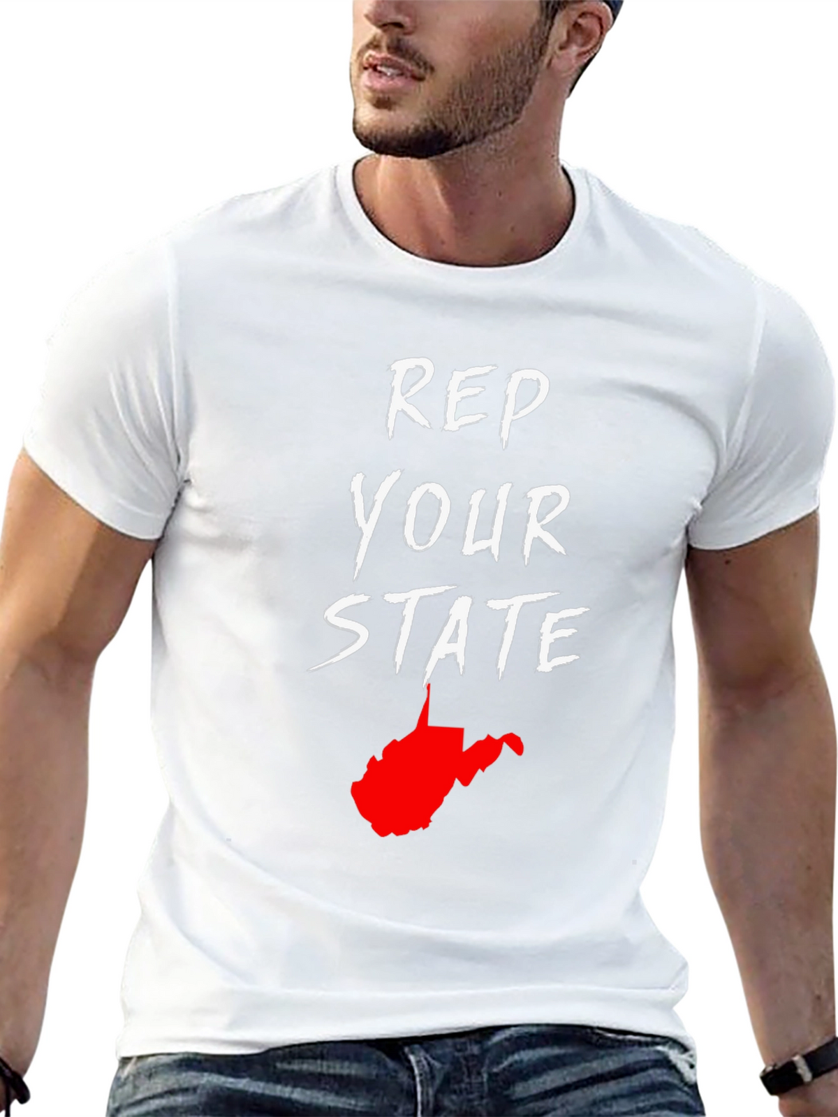 Rep Your State T-Shirt West Virginia WV Pride
