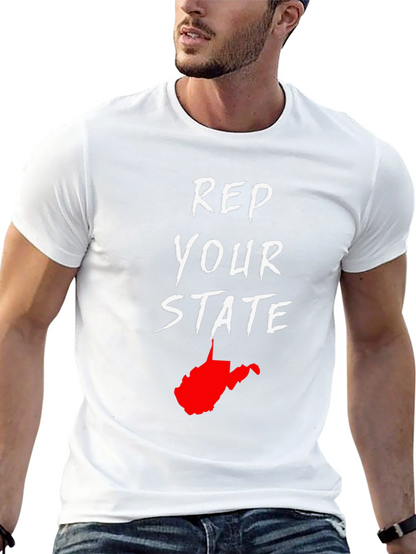 Rep Your State T-Shirt West Virginia WV Pride