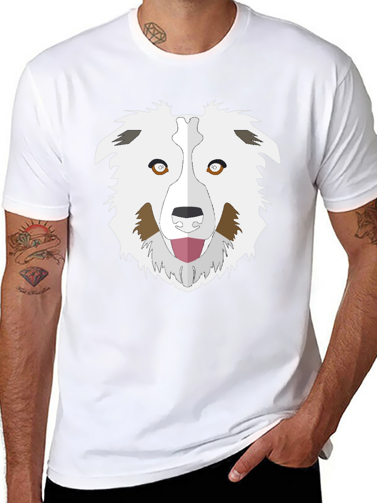 Dog Breed Graphic Tee - Black