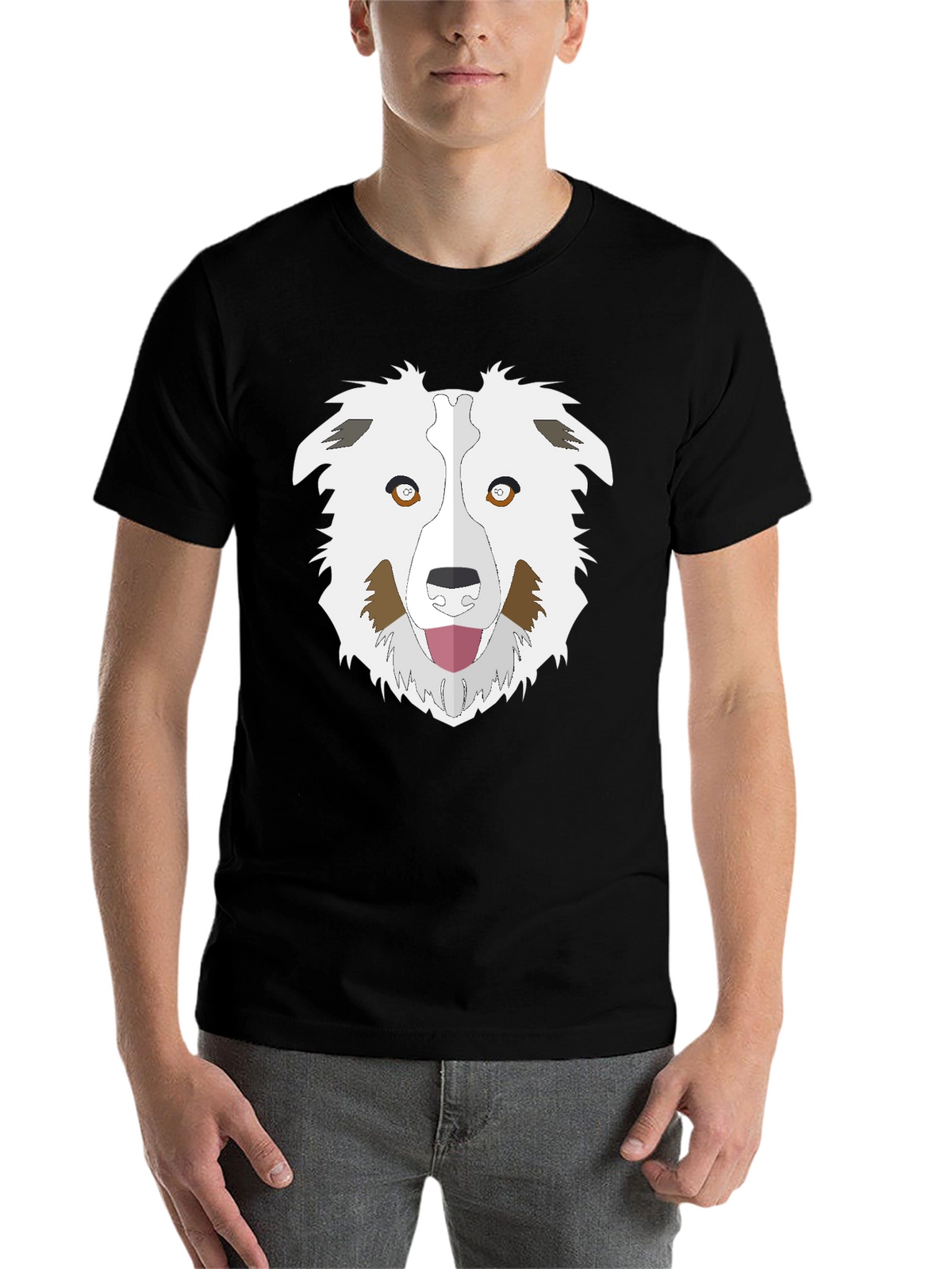 Dog Breed Graphic Tee - Black
