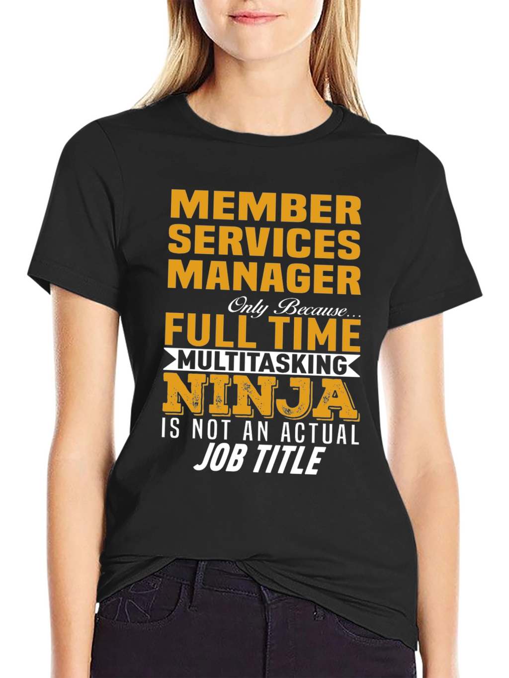 Member Services Manager Ninja T-Shirt