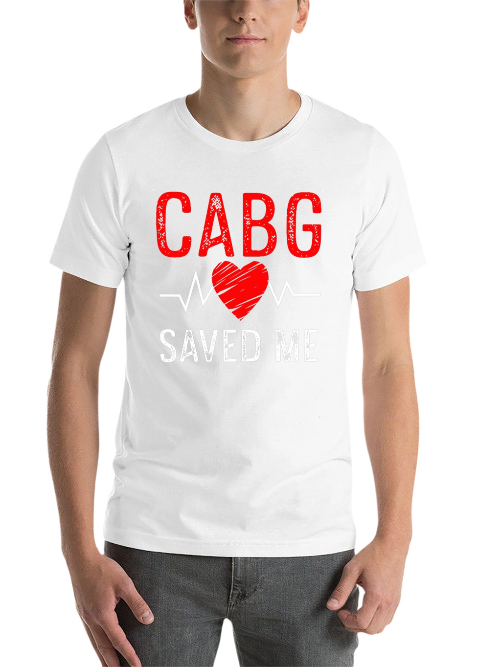 CABG Saved Me T-Shirt: Heart Surgery Recovery Tee