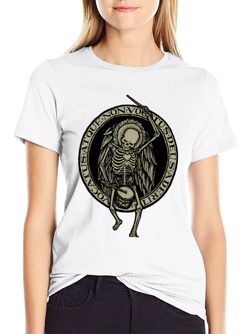 Skeleton Drummer Graphic Tee