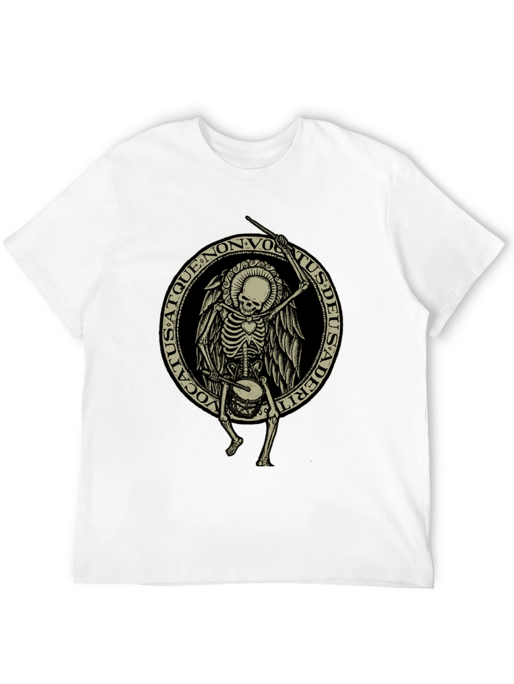 Skeleton Drummer Graphic Tee