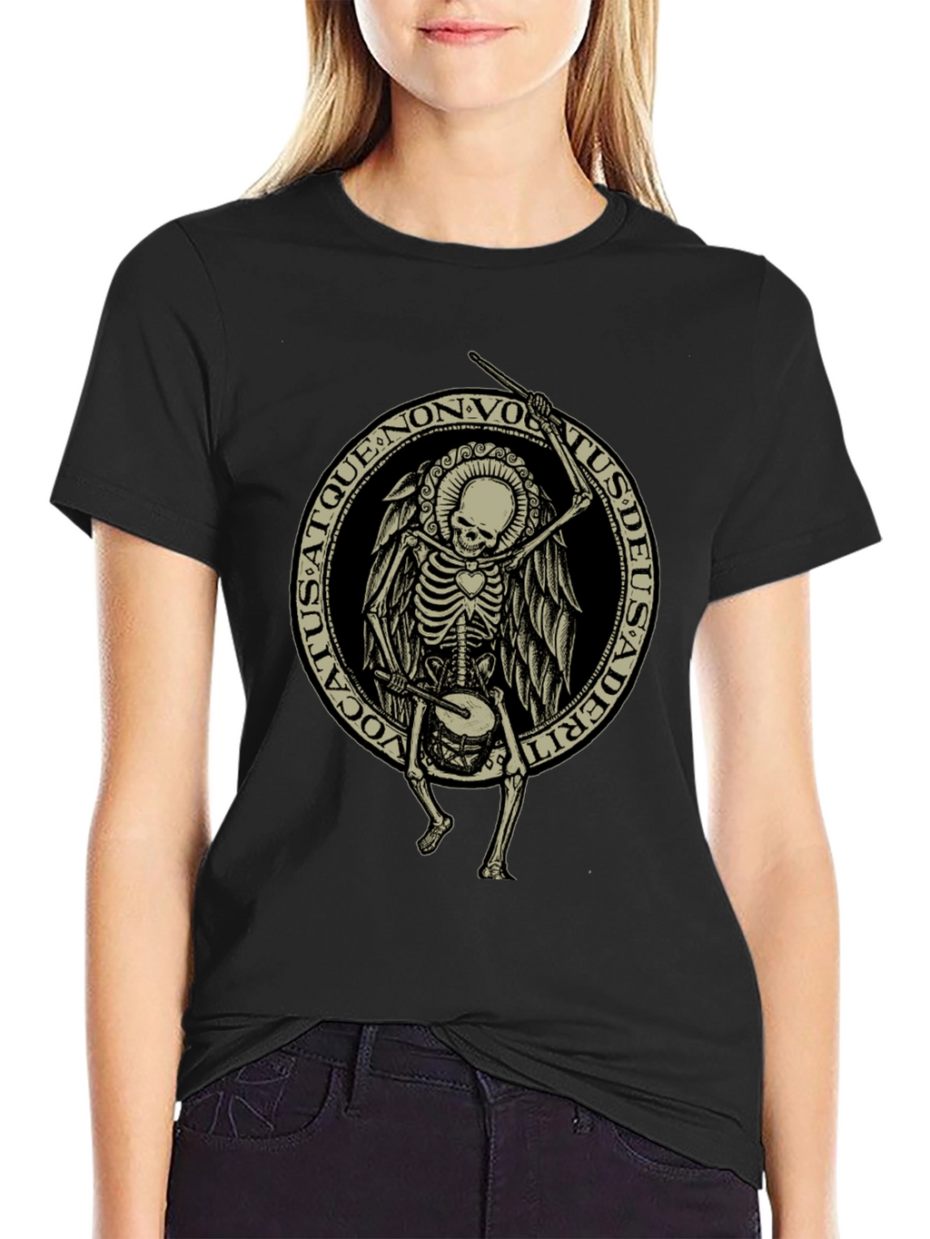 Skeleton Drummer Graphic Tee