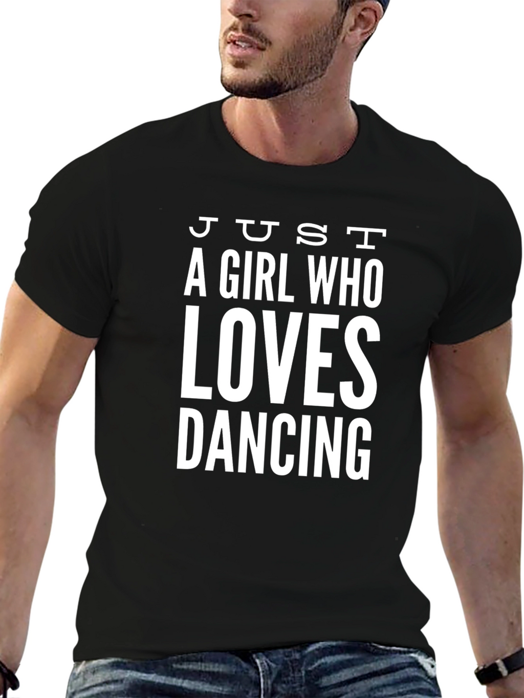Just A Girl Who Loves Dancing Graphic Tee