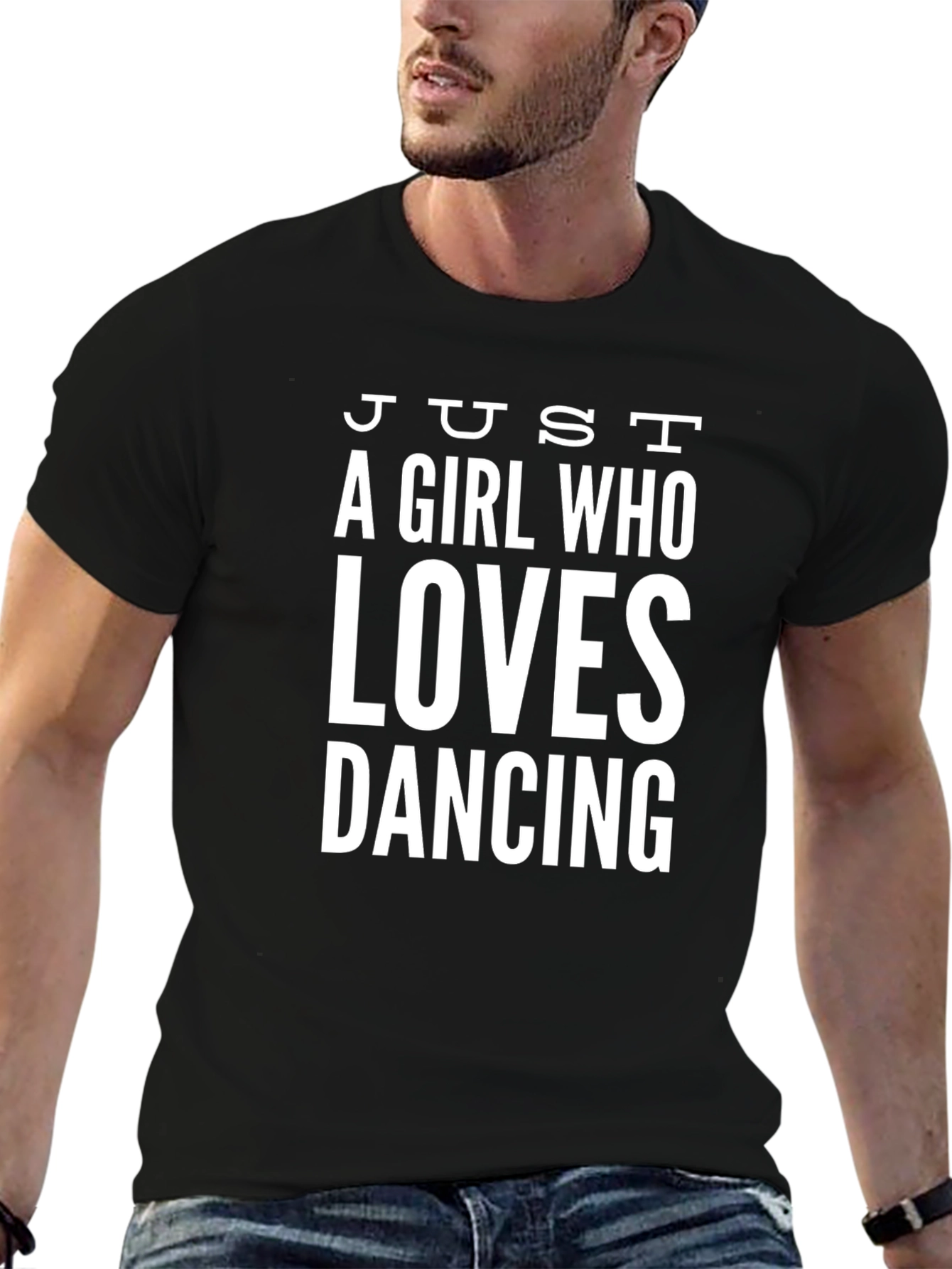 Just A Girl Who Loves Dancing Graphic Tee