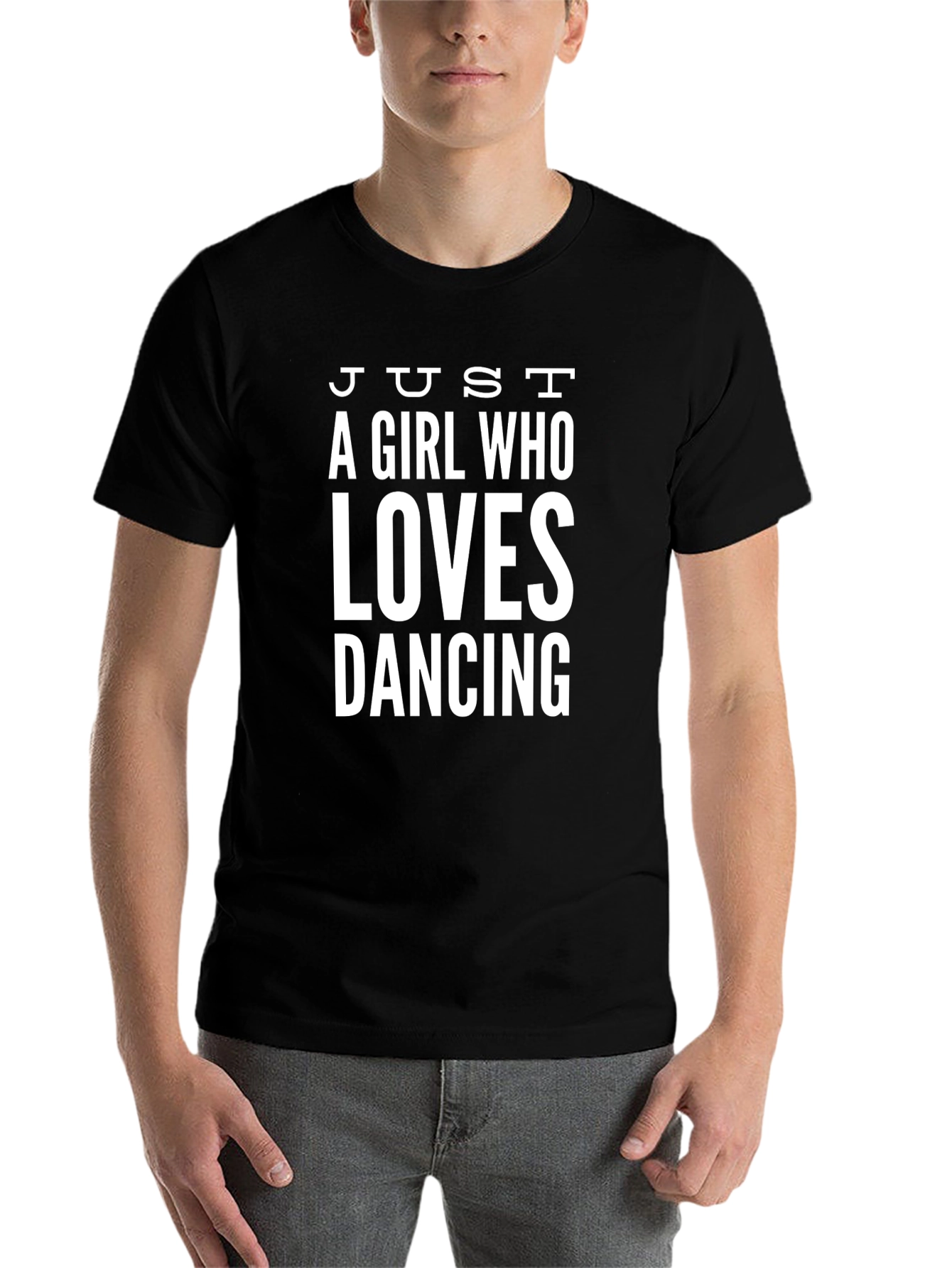 Just A Girl Who Loves Dancing Graphic Tee