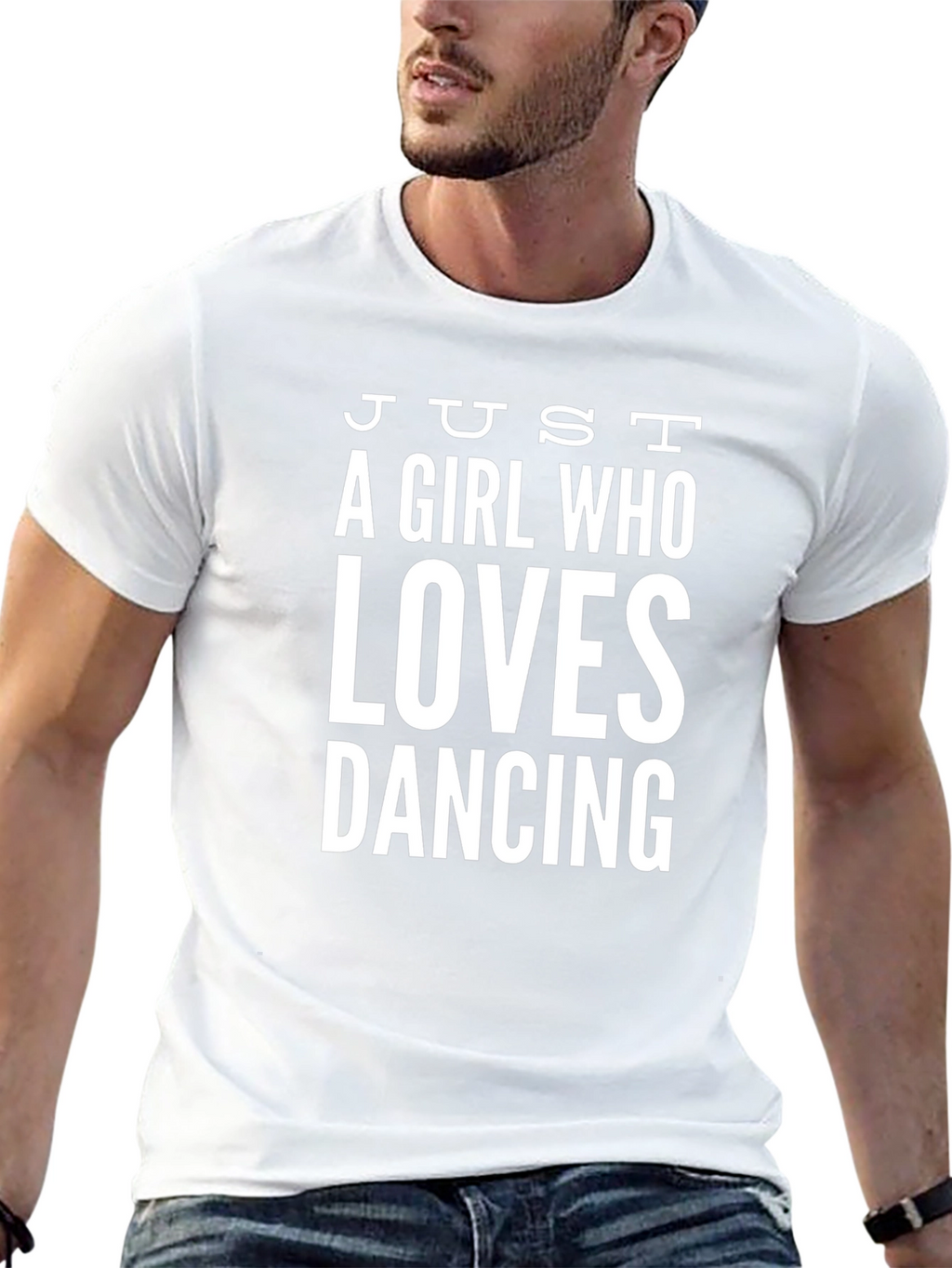 Just A Girl Who Loves Dancing Graphic Tee
