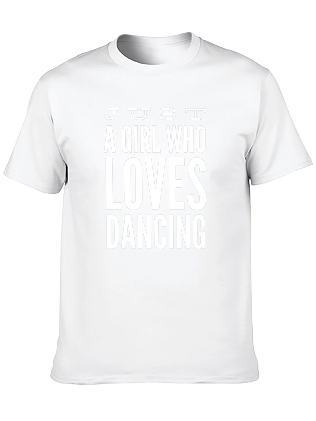 Just A Girl Who Loves Dancing Graphic Tee