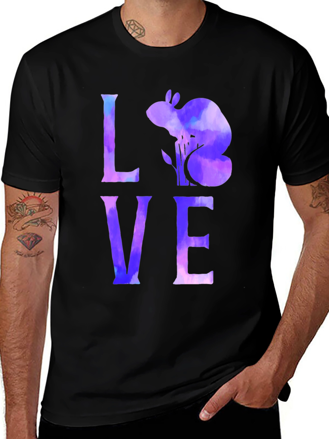 Watercolor Squirrel Love T-Shirt