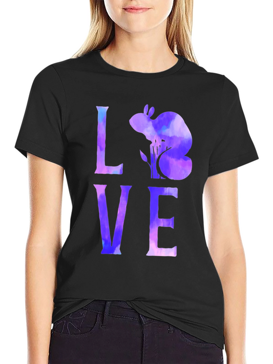 Watercolor Squirrel Love T-Shirt