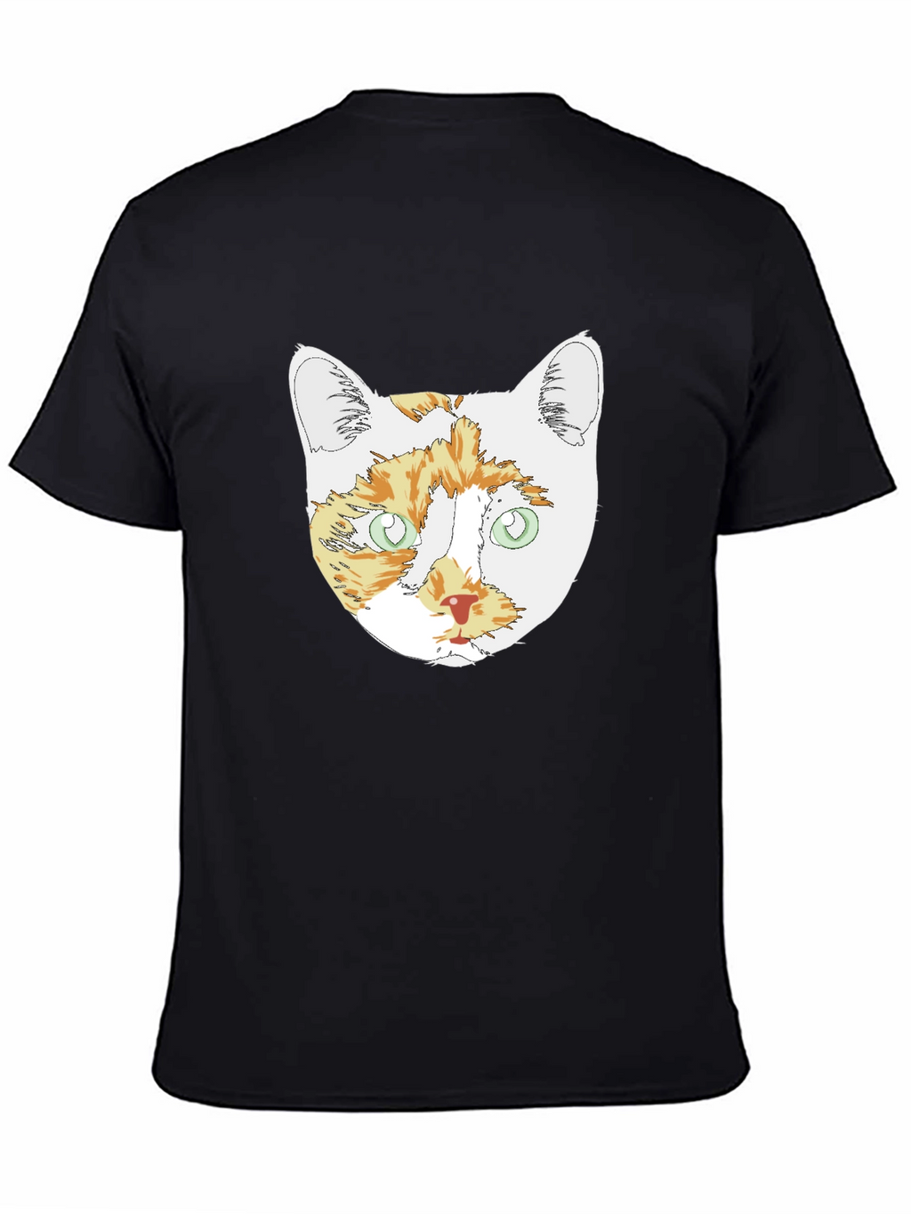 Cat Head Graphic T-Shirt