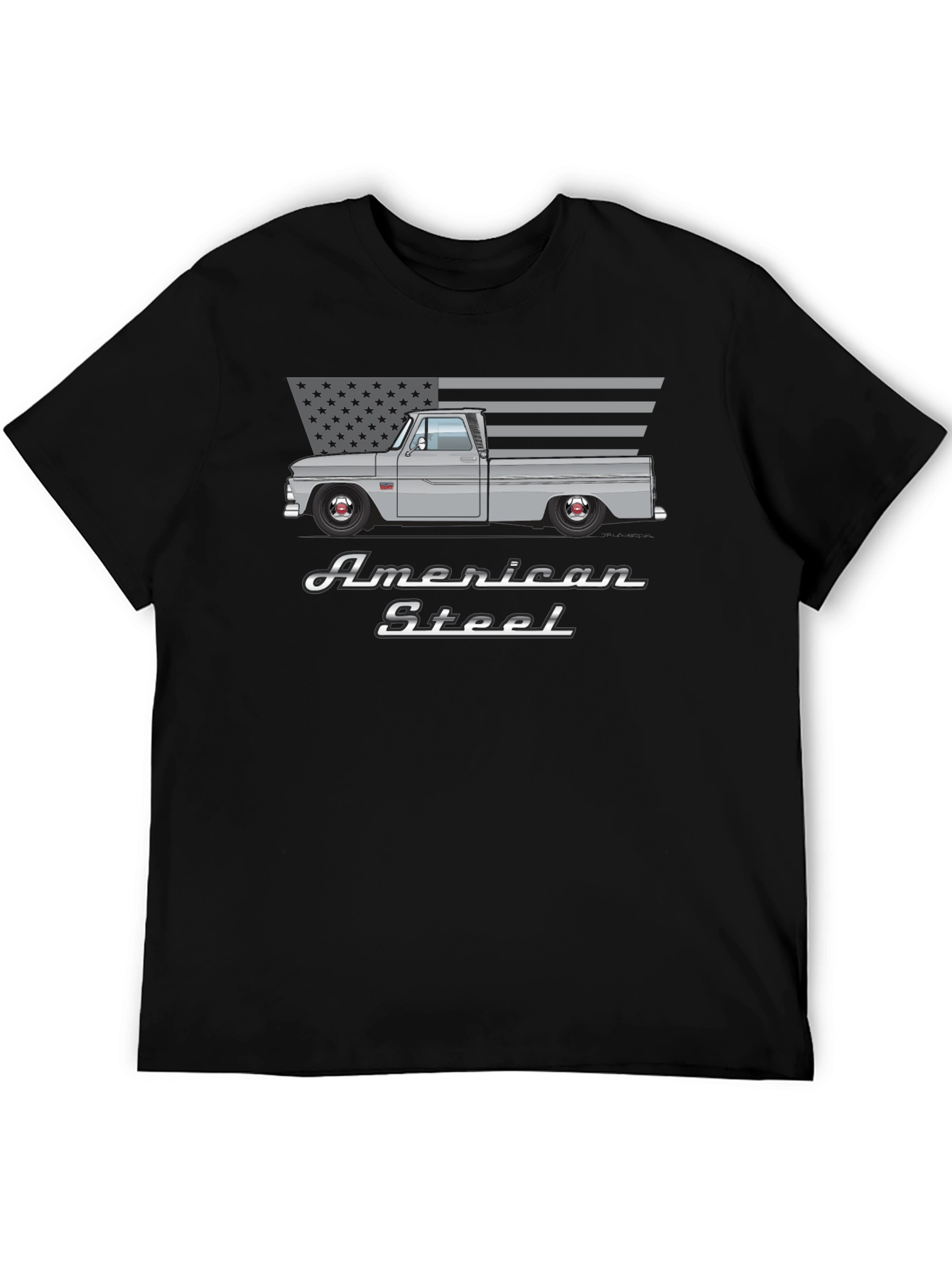 American Steel Truck T-Shirt - Black