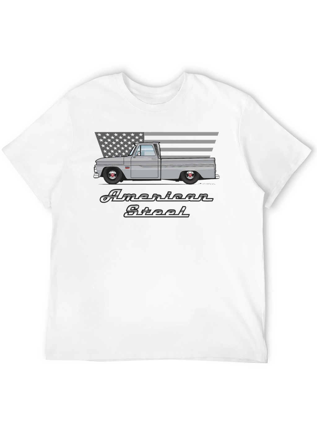 American Steel Truck T-Shirt - Black