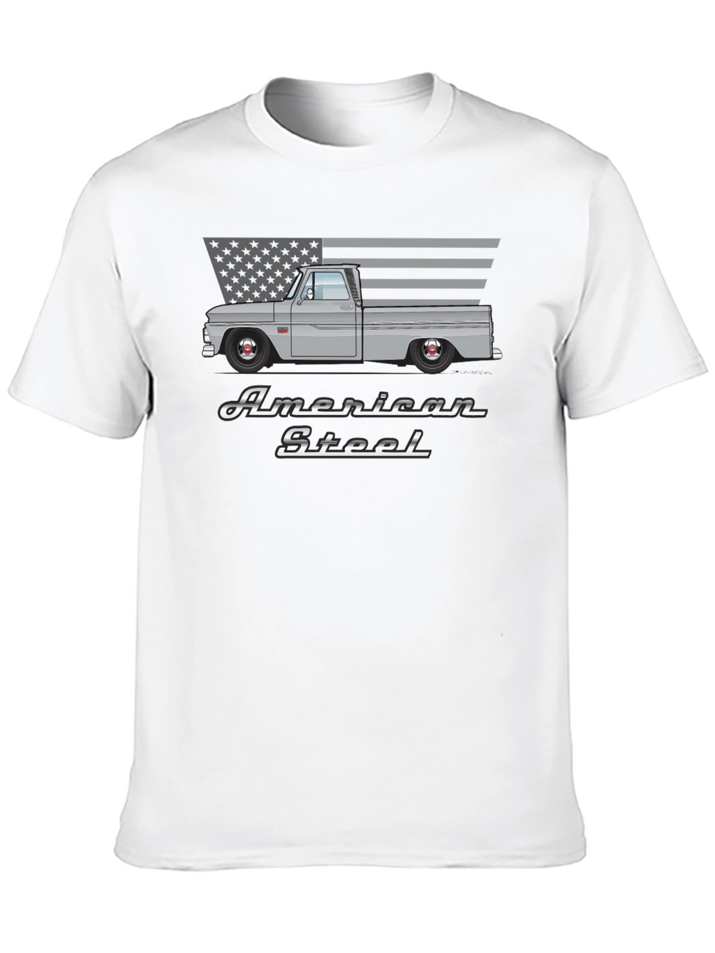 American Steel Truck T-Shirt - Black