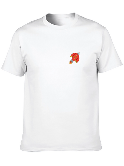 Rocket Graphic Black T-Shirt