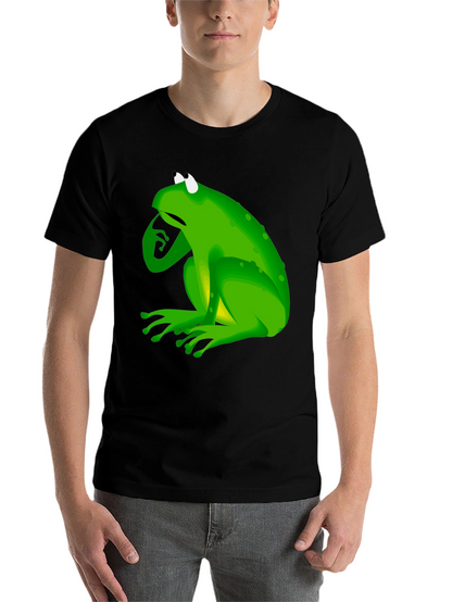 Frog Graphic Black T-Shirt