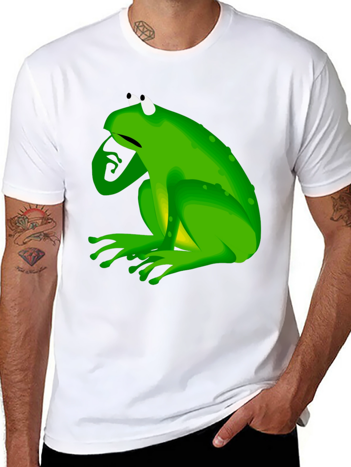 Frog Graphic Black T-Shirt