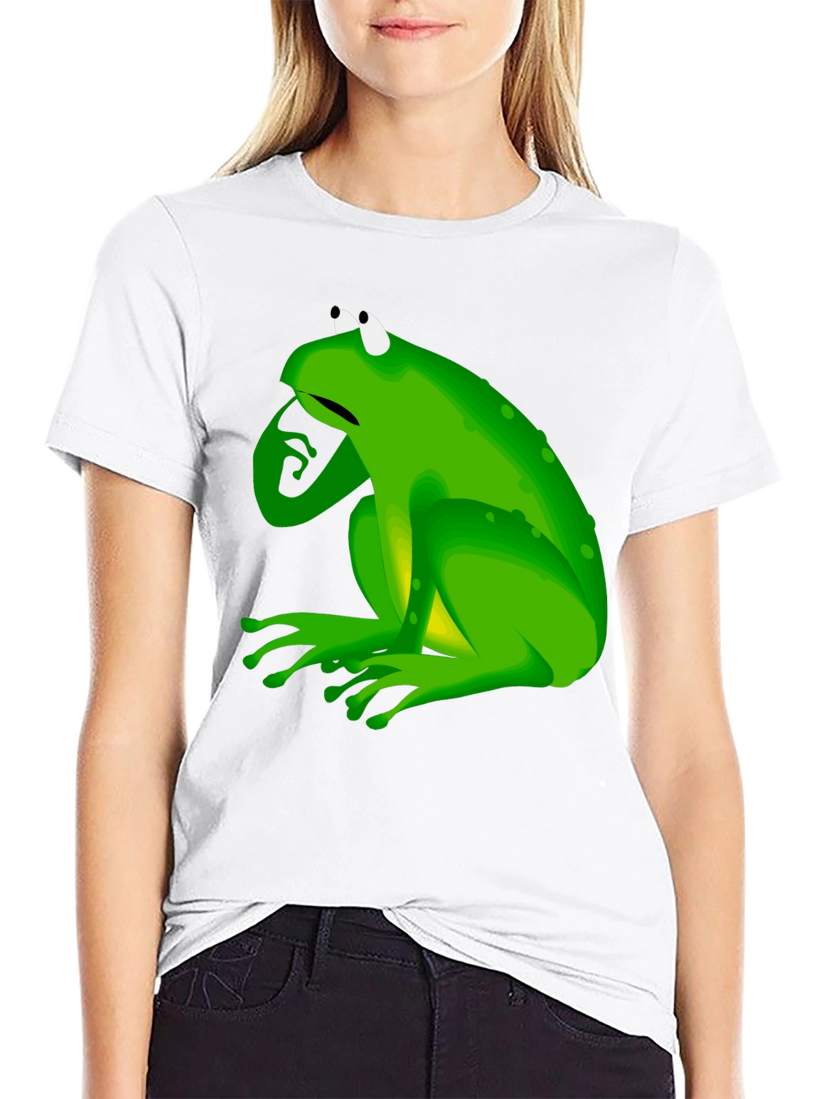 Frog Graphic Black T-Shirt