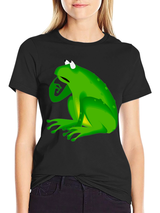 Frog Graphic Black T-Shirt