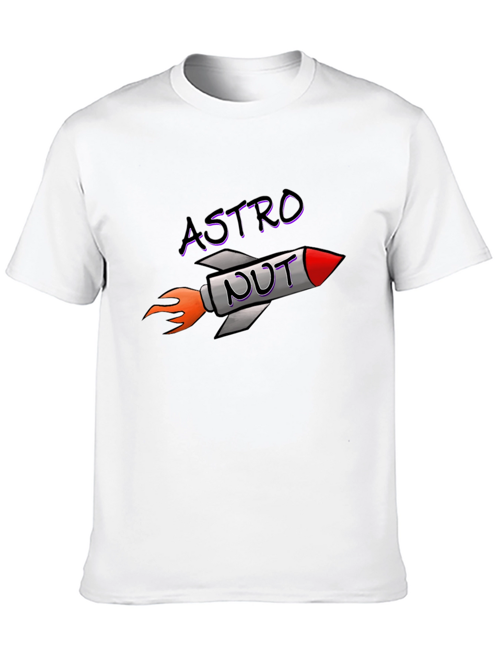 Astro Nut T-Shirt - Rocket Design