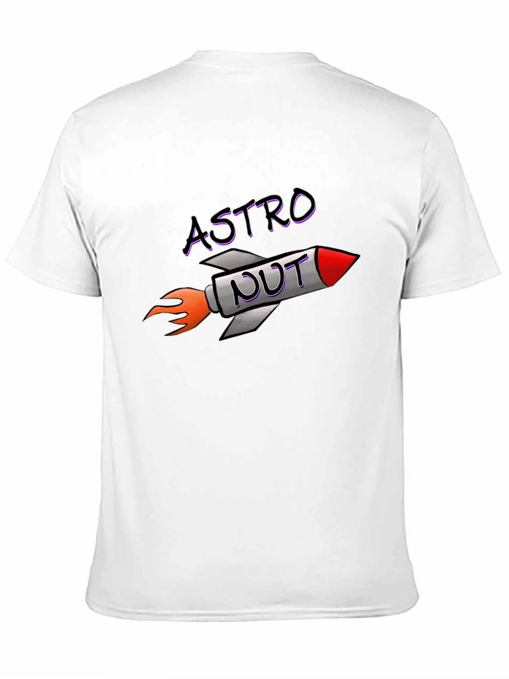 Astro Nut T-Shirt - Rocket Design