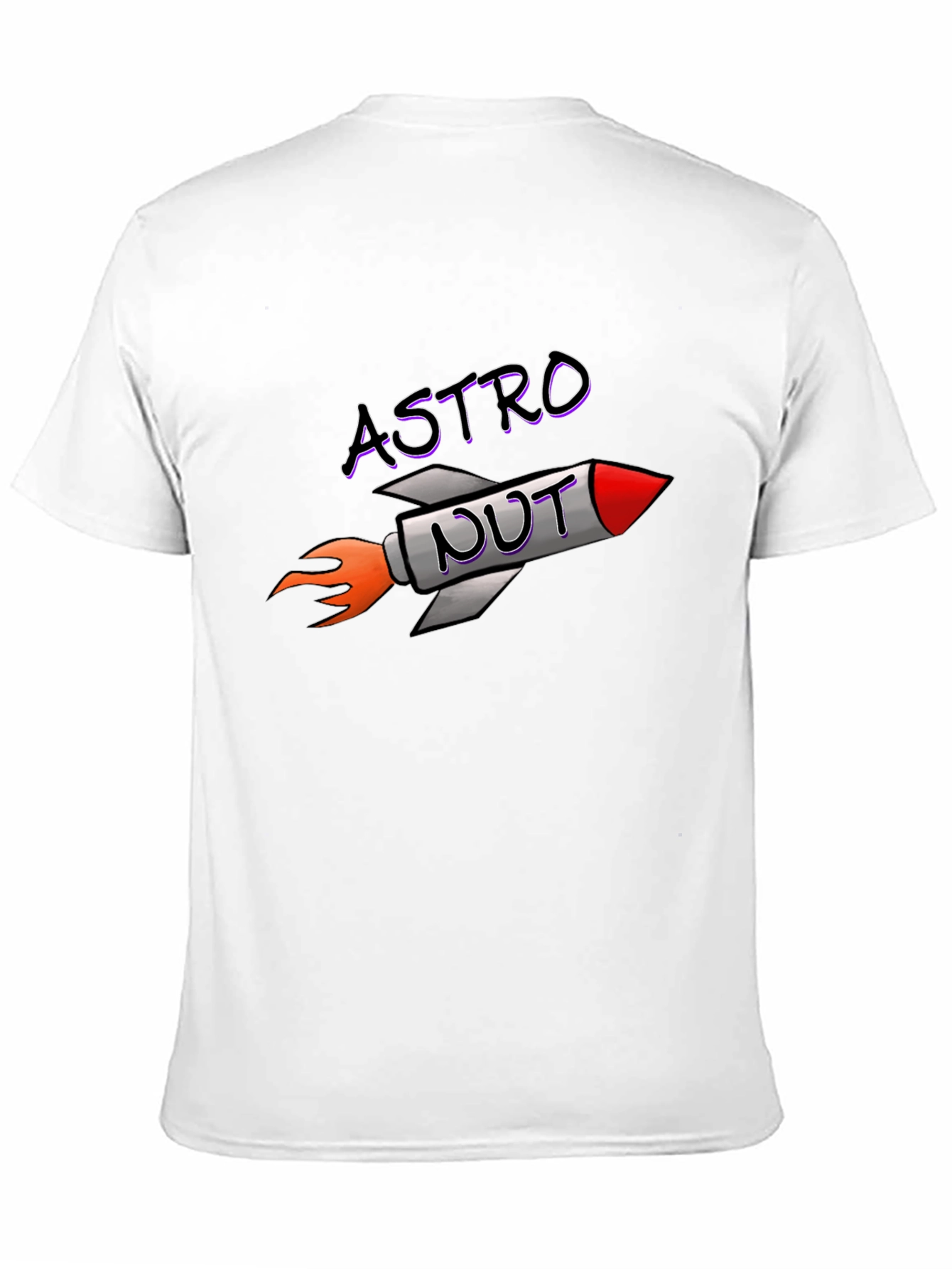 Astro Nut T-Shirt - Rocket Design